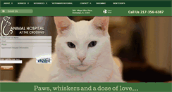 Desktop Screenshot of animalhospitalatthecrossing.com